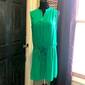 Dalia Jade green shirt dress
